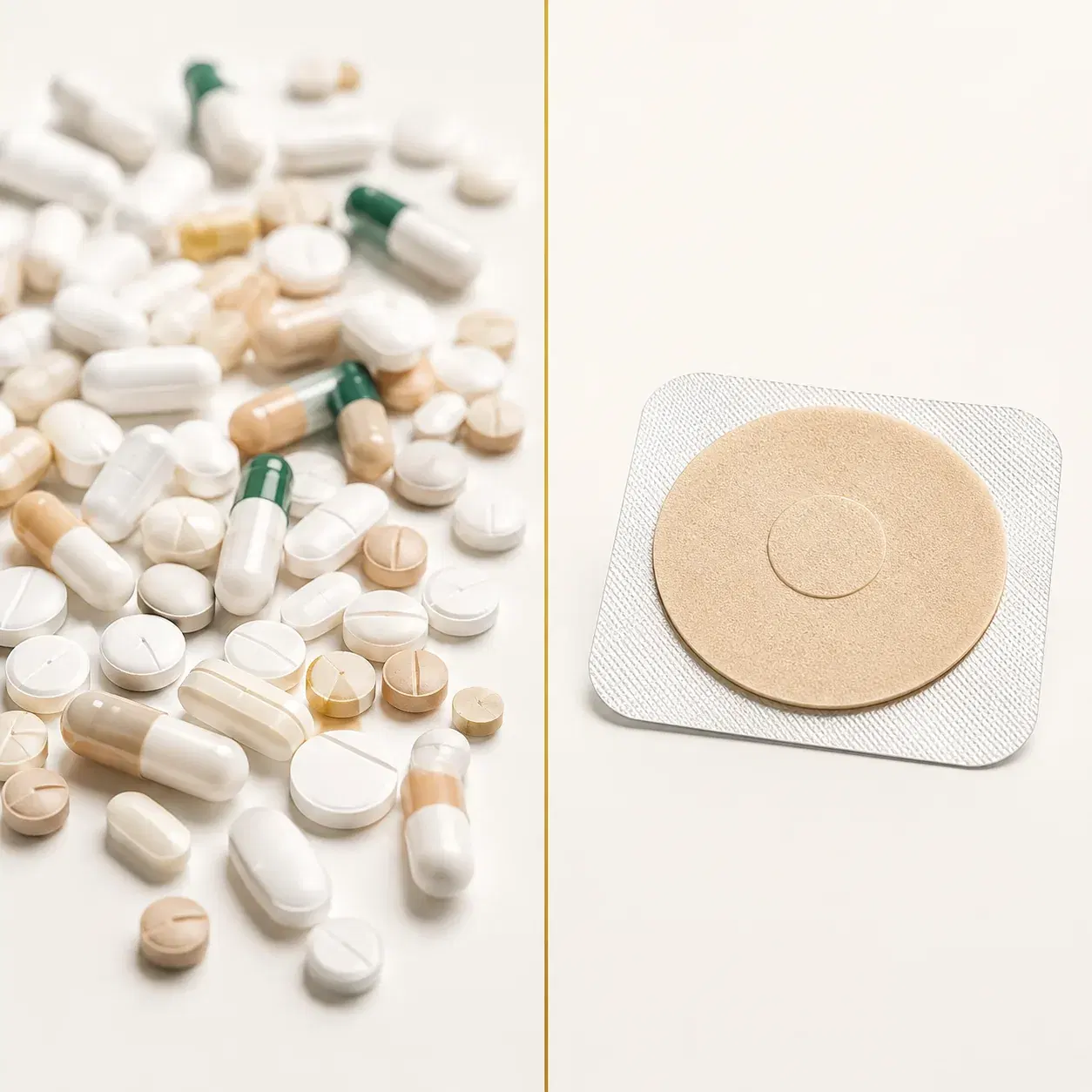 Applicazione del cerotto Diabetex